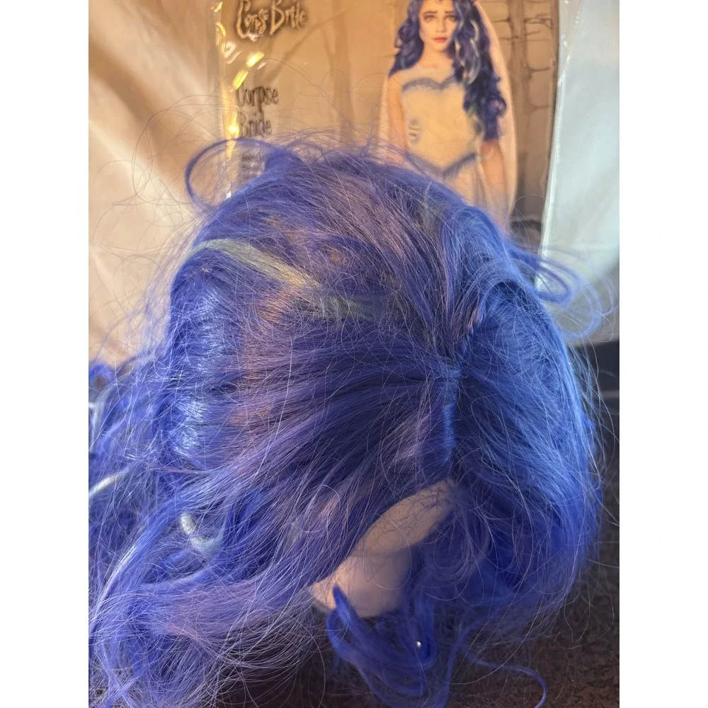 Spirit Halloween Corpse Bride Costume Child Small 4-6 Dress Wig Veil Bouquet - Picture 4 of 9